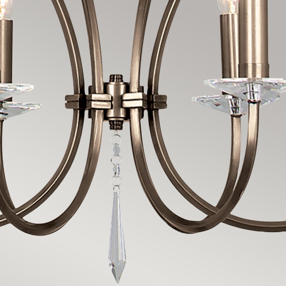 Pimlico Kronleuchter mit 6 Lichtern, dunkle Bronze - Elsteadlighting - PM6 - DB