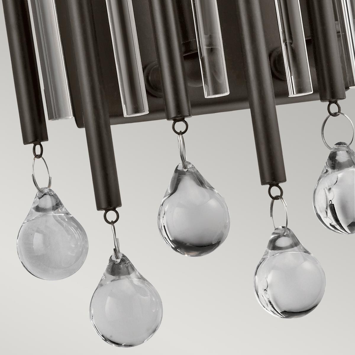 Piper 2 - flammige Wandleuchte - Espresso/Chrom - Elsteadlighting - KL - PIPER2