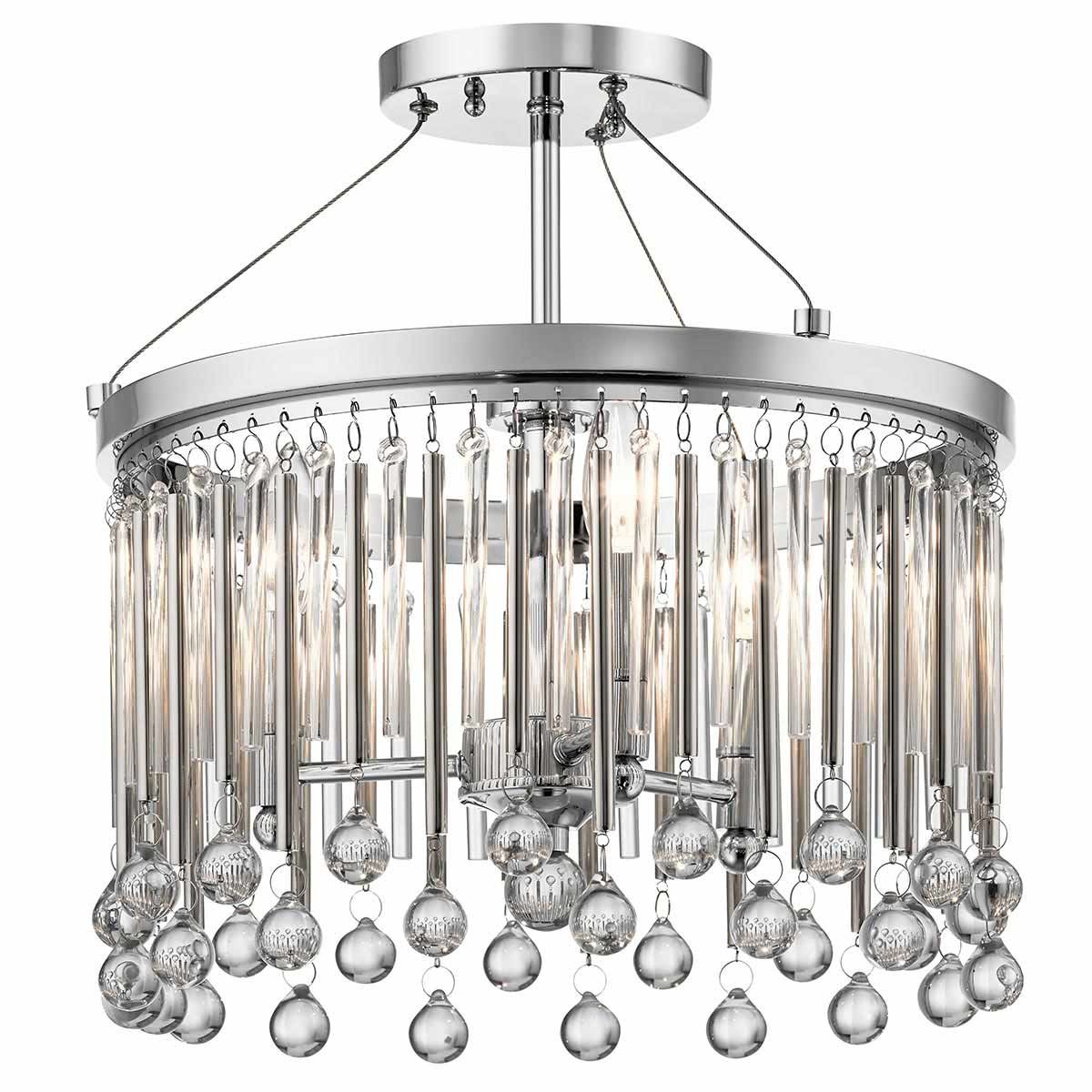 Piper 3 - flammige Halbeinbauleuchte - Poliertes Chrom - Elsteadlighting - KL - PIPER - SF - PC