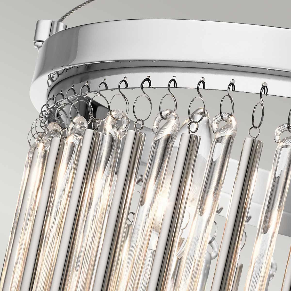Piper 3 - flammige Halbeinbauleuchte - Poliertes Chrom - Elsteadlighting - KL - PIPER - SF - PC