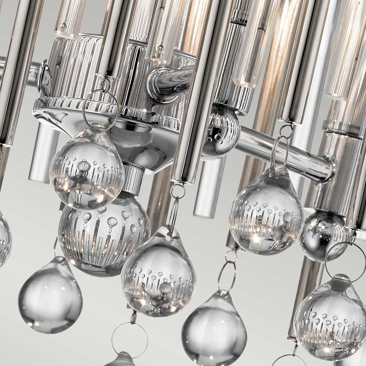 Piper 3 - flammige Halbeinbauleuchte - Poliertes Chrom - Elsteadlighting - KL - PIPER - SF - PC