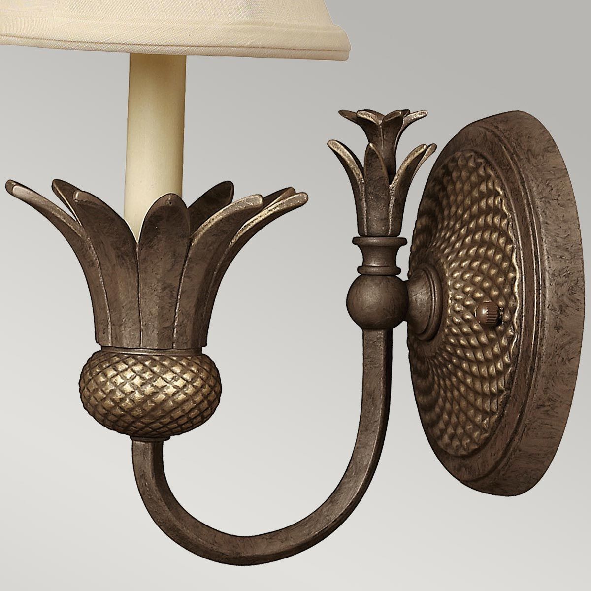 Plantation 1 - flammige Wandleuchte - Perlbronze - Elsteadlighting - HK - PLANT1 - PZ