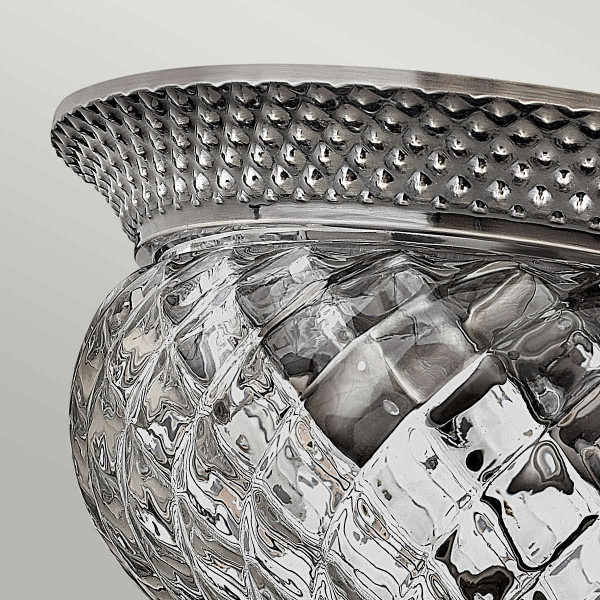 Plantation 2 - flammige kleine Deckenleuchte, Antik - Nickel poliert - Elsteadlighting - HK - PLANT - F - S - PL