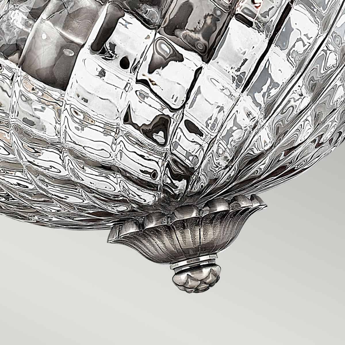 Plantation 2 - flammige kleine Deckenleuchte, Antik - Nickel poliert - Elsteadlighting - HK - PLANT - F - S - PL