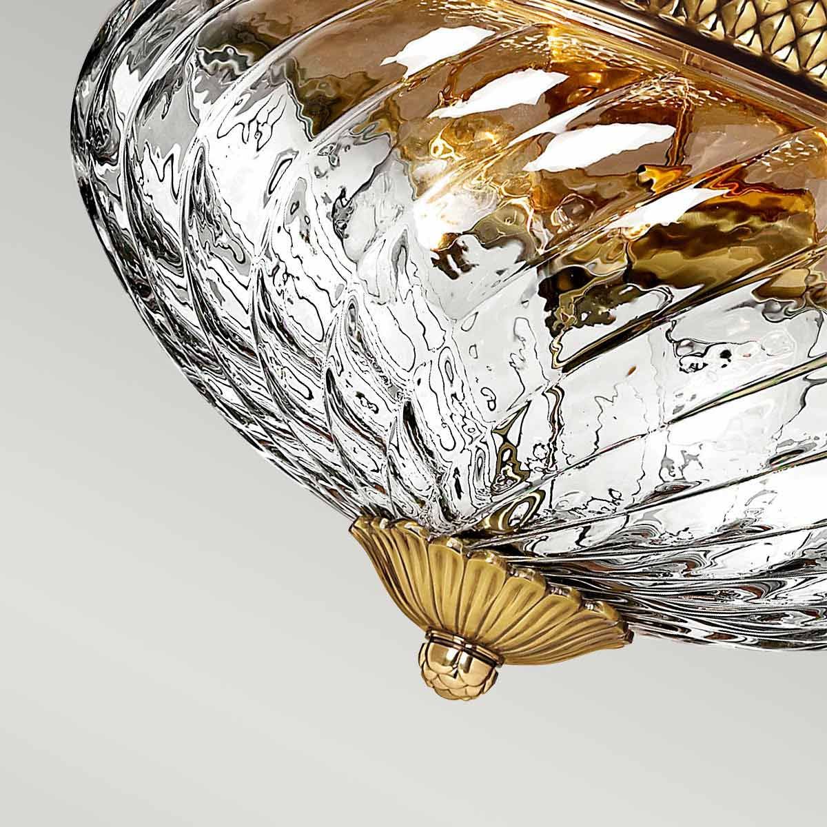 Plantation 3 - flammige Deckenleuchte - brüniertes Messing - Elsteadlighting - HK - PLANTATION - FL - BB