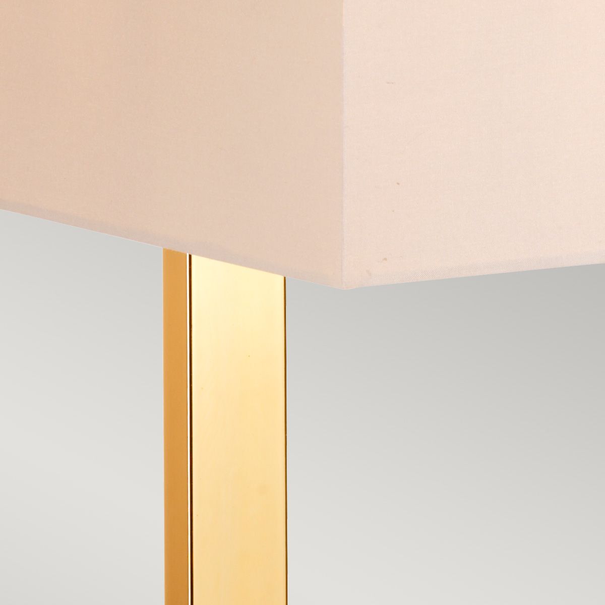 Plein 1 - flammige Tischlampe - Dunkelbraun/Poliertes Gold - Elsteadlighting - PLEIN - TL