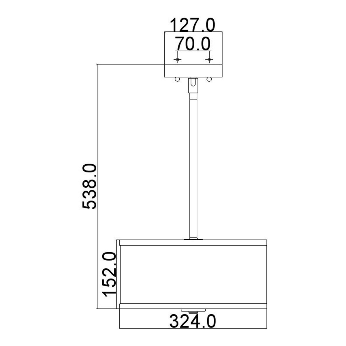 Prospect Park 2 - flammige Halbeinbauleuchte, Satin - Nickel mit Chrom - Elsteadlighting - FE - PROSPECT - PARK - SF