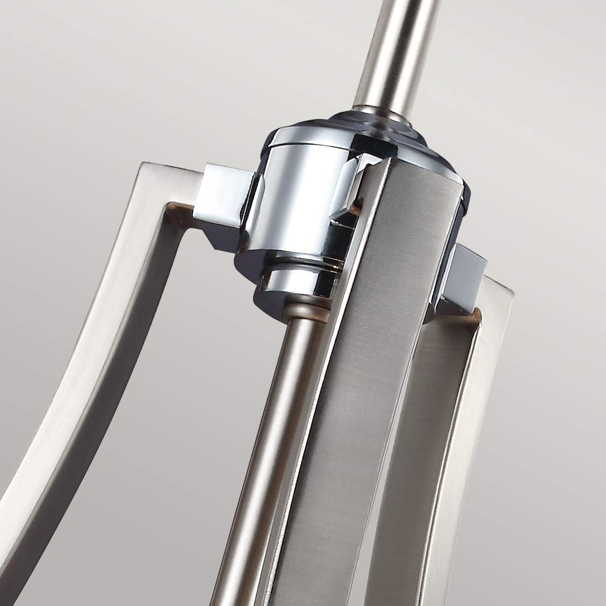 Prospect Park Pendelleuchte, 4 - flammig, Satin - Nickel mit Chrom - Elsteadlighting - FE - PROSPECT - PARK - 4P