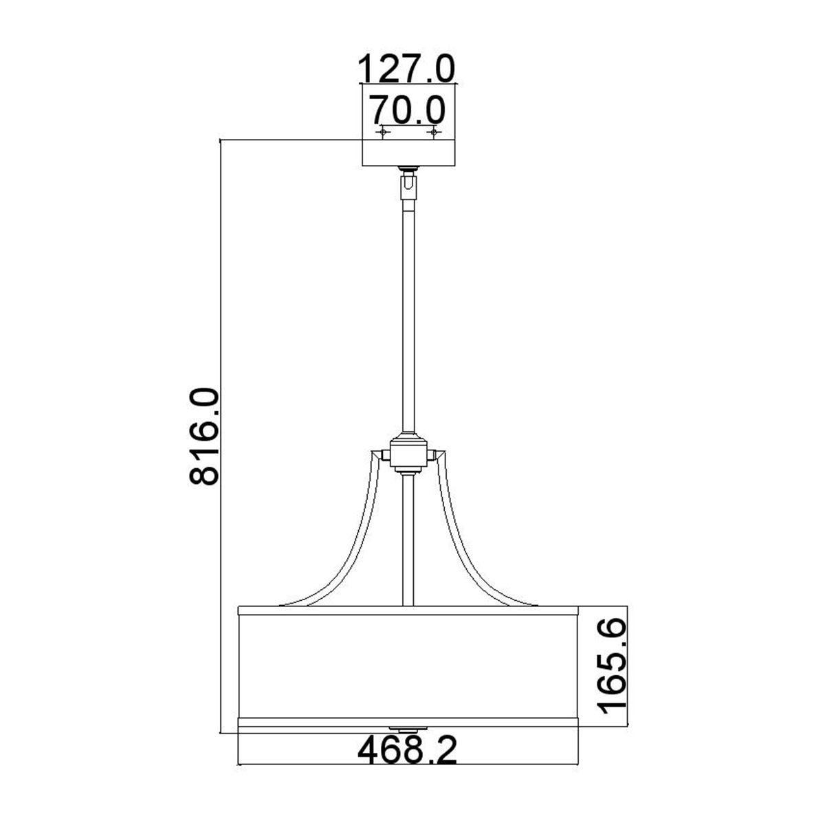 Prospect Park Pendelleuchte, 4 - flammig, Satin - Nickel mit Chrom - Elsteadlighting - FE - PROSPECT - PARK - 4P