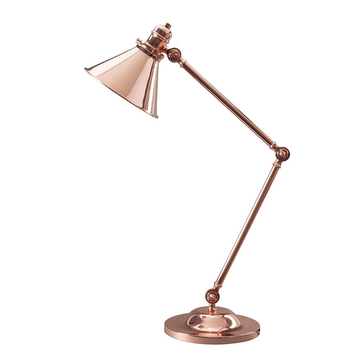 Provence 1 - flammige Tischlampe - Poliertes Kupfer - Elsteadlighting - PV - TL - CPR