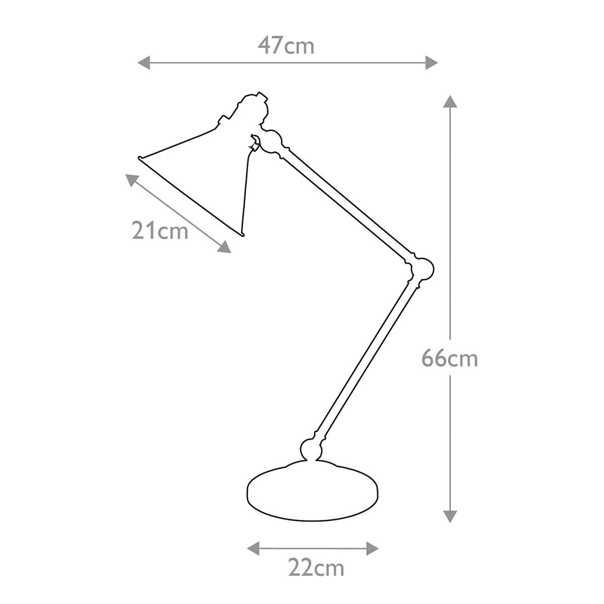 Provence 1 - flammige Tischlampe - Poliertes Kupfer - Elsteadlighting - PV - TL - CPR