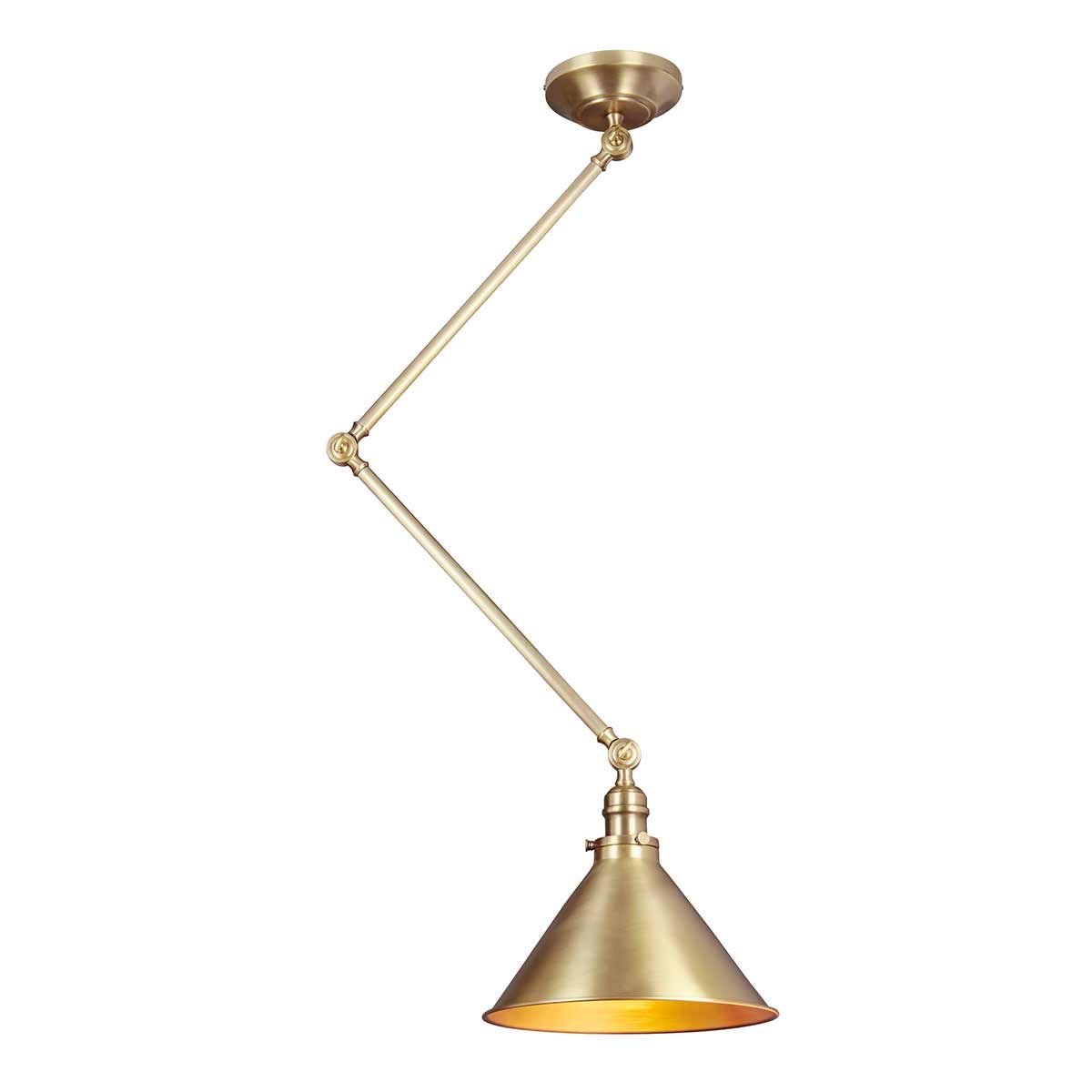 Provence 1 - flammige Wand - /Pendelleuchte - Gealtertes Messing - Elsteadlighting - PV - GWP - AB