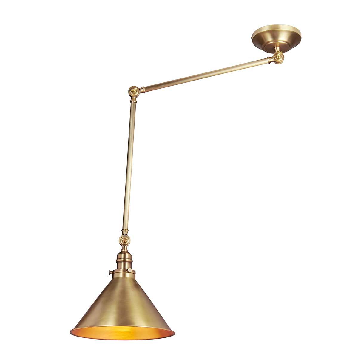 Provence 1 - flammige Wand - /Pendelleuchte - Gealtertes Messing - Elsteadlighting - PV - GWP - AB