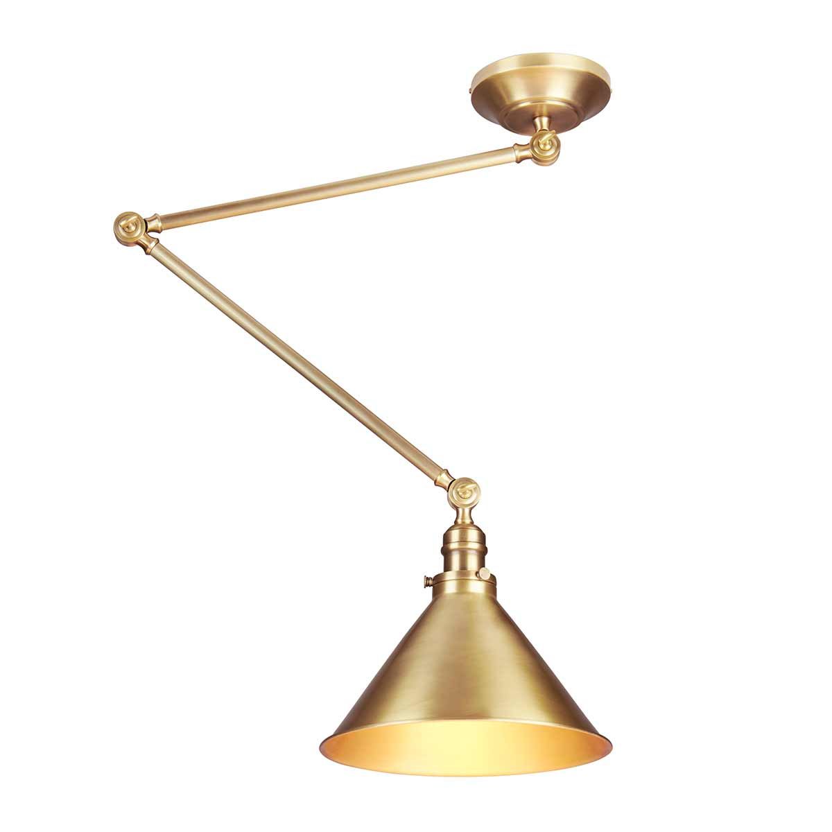 Provence 1 - flammige Wand - /Pendelleuchte - Gealtertes Messing - Elsteadlighting - PV - GWP - AB
