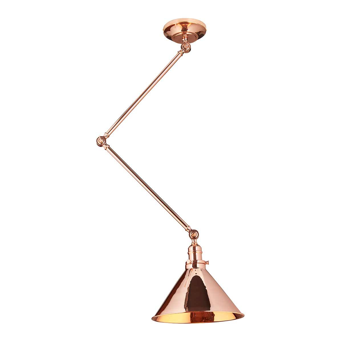 Provence 1 - flammige Wand - /Pendelleuchte, poliertes Kupfer - Elsteadlighting - PV - GWP - CPR