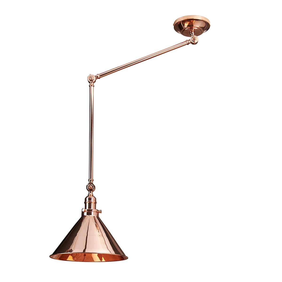 Provence 1 - flammige Wand - /Pendelleuchte, poliertes Kupfer - Elsteadlighting - PV - GWP - CPR