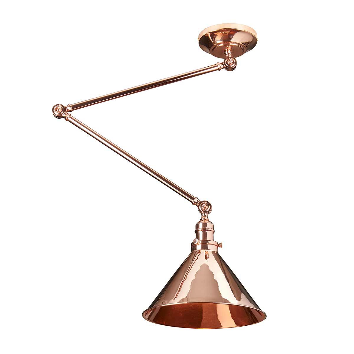 Provence 1 - flammige Wand - /Pendelleuchte, poliertes Kupfer - Elsteadlighting - PV - GWP - CPR