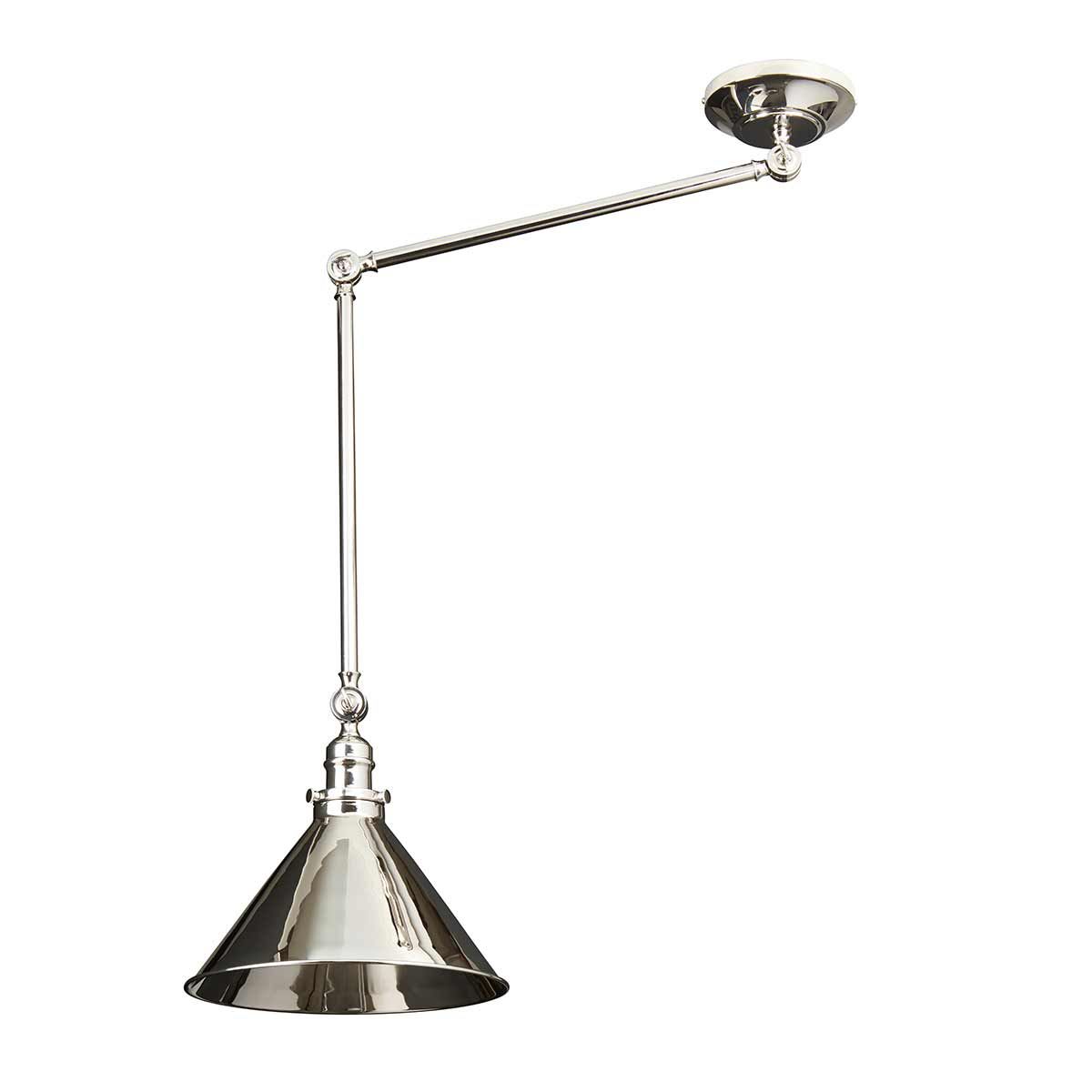 Provence 1 - flammige Wand - /Pendelleuchte, poliertes Nickel - Elsteadlighting - PV - GWP - PN