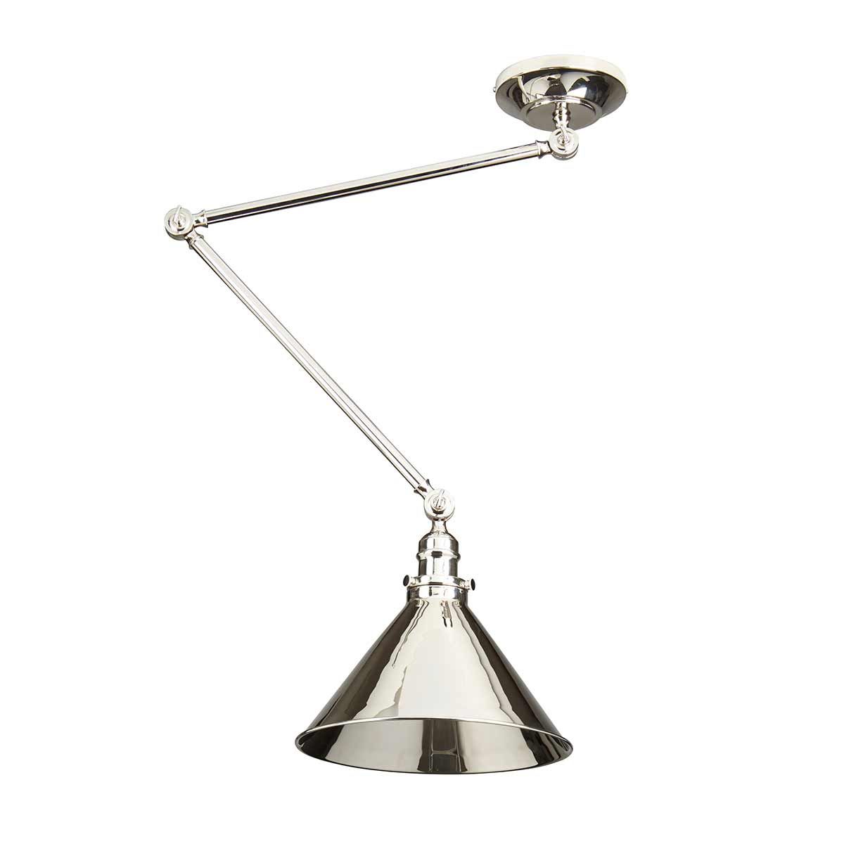 Provence 1 - flammige Wand - /Pendelleuchte, poliertes Nickel - Elsteadlighting - PV - GWP - PN