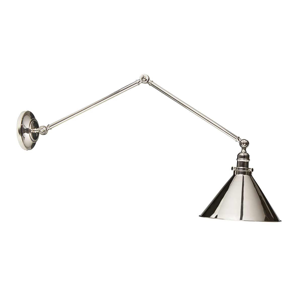 Provence 1 - flammige Wand - /Pendelleuchte, poliertes Nickel - Elsteadlighting - PV - GWP - PN