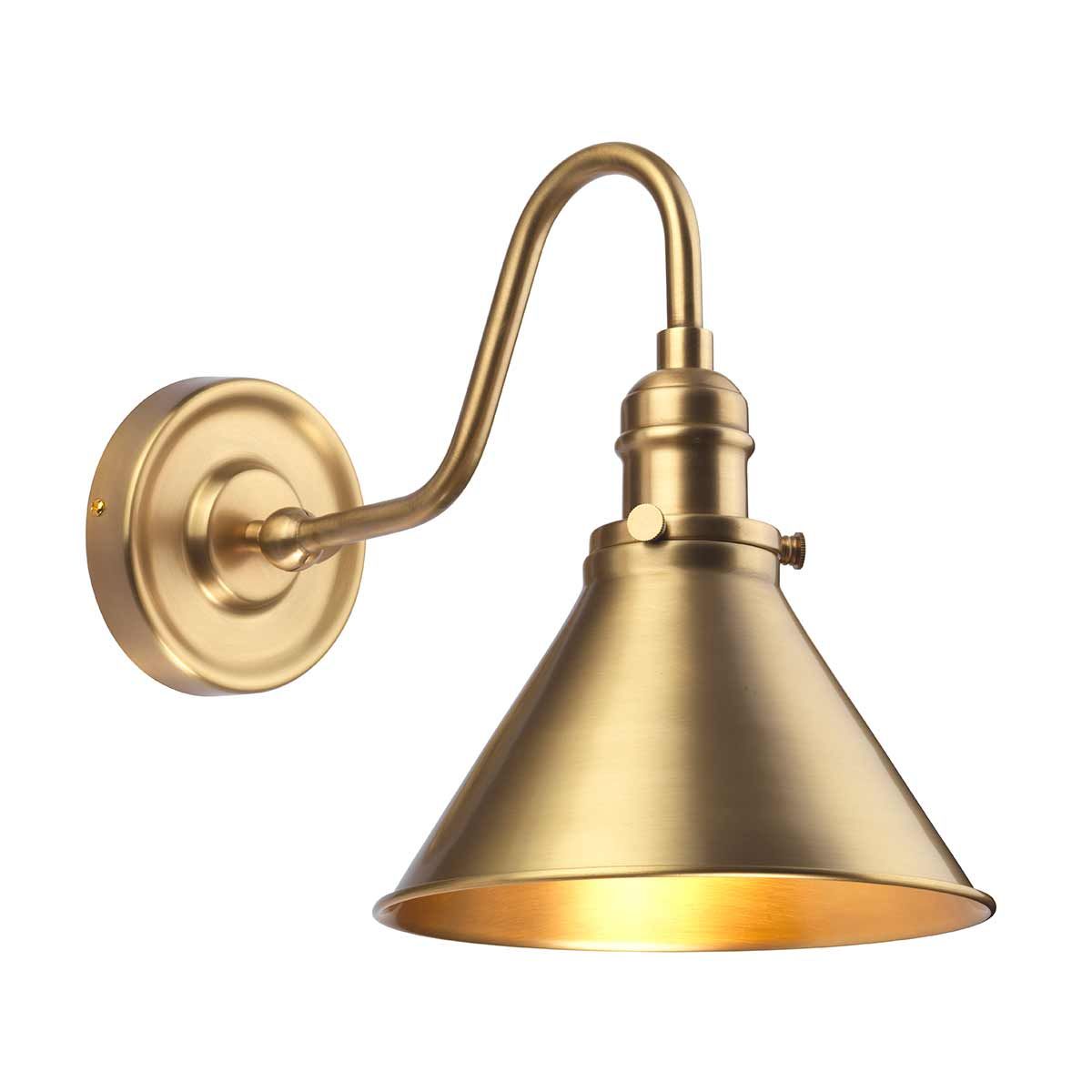 Provence 1 - flammige Wandleuchte - Gealtertes Messing - Elsteadlighting - PV1 - AB