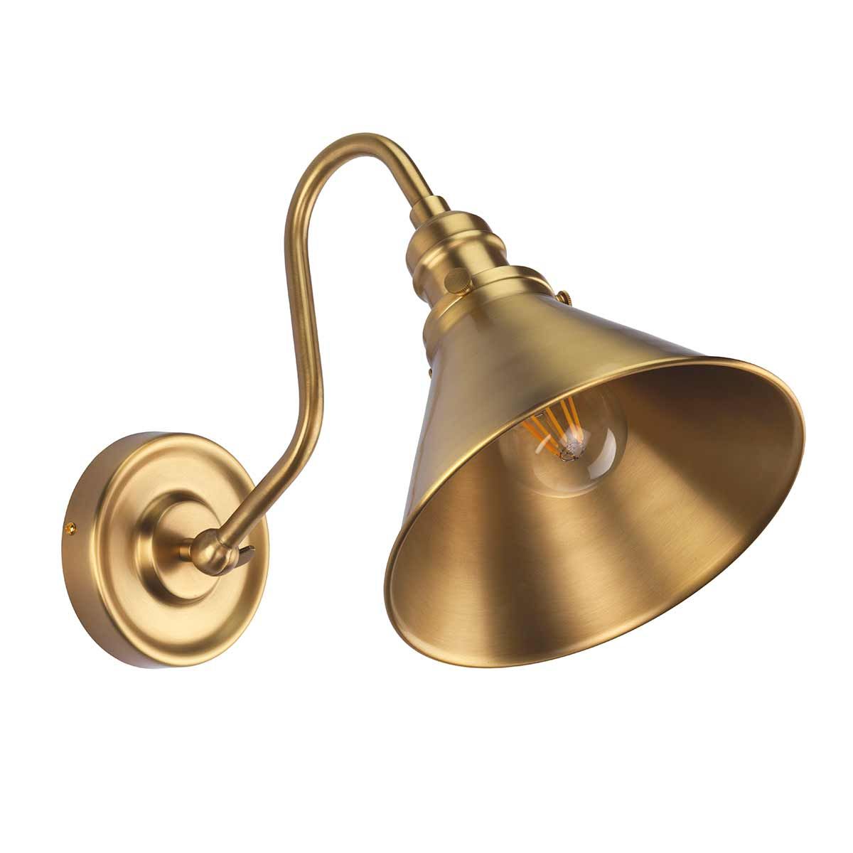 Provence 1 - flammige Wandleuchte - Gealtertes Messing - Elsteadlighting - PV1 - AB