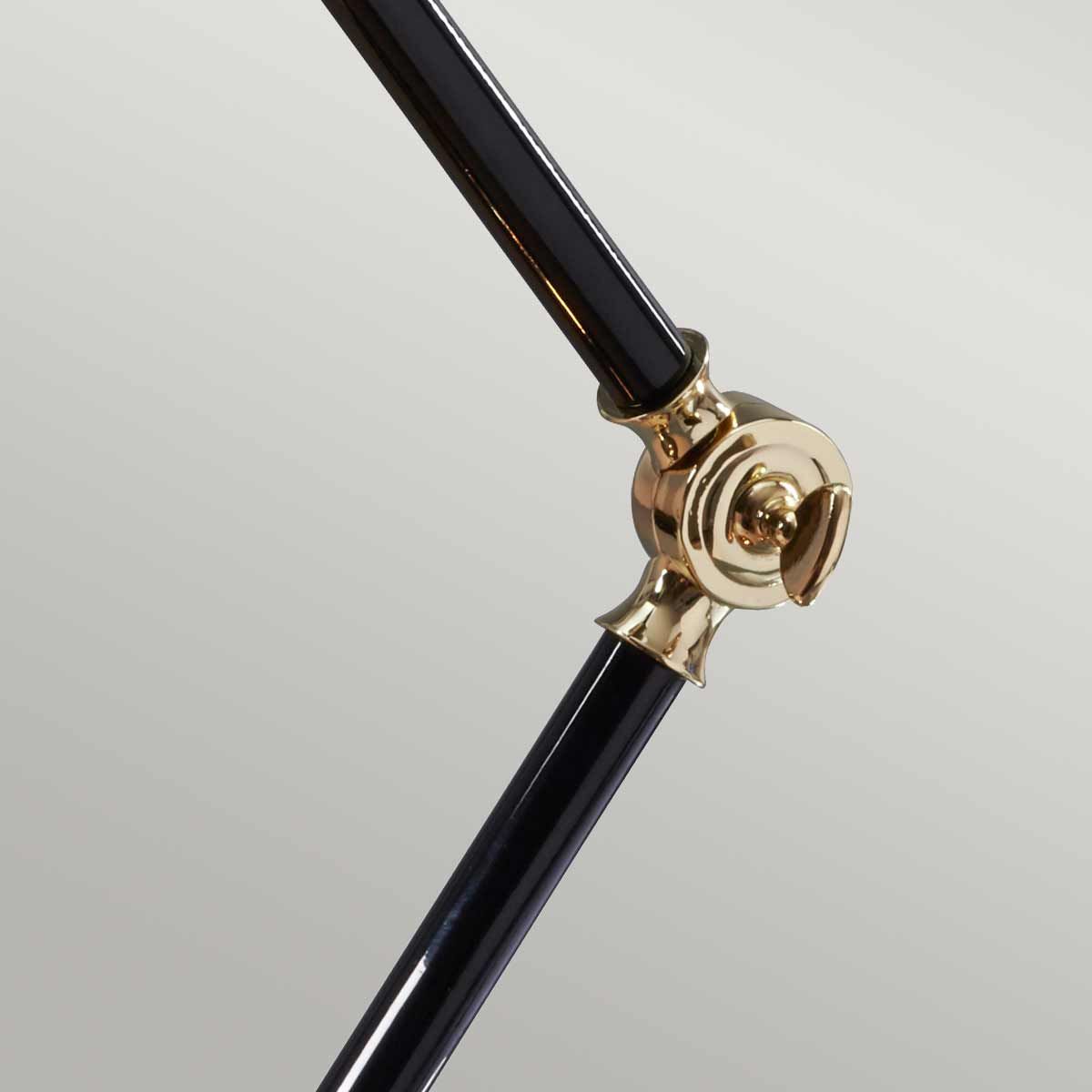 Provence Element Mini - Tischlampe mit 1 Licht, Schwarz/Messing poliert - Elsteadlighting - PV - ELEMENT - BPB