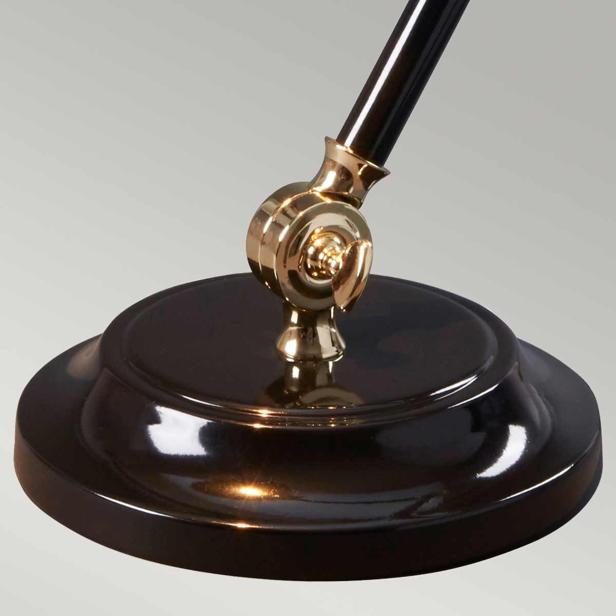 Provence Element Mini - Tischlampe mit 1 Licht, Schwarz/Messing poliert - Elsteadlighting - PV - ELEMENT - BPB
