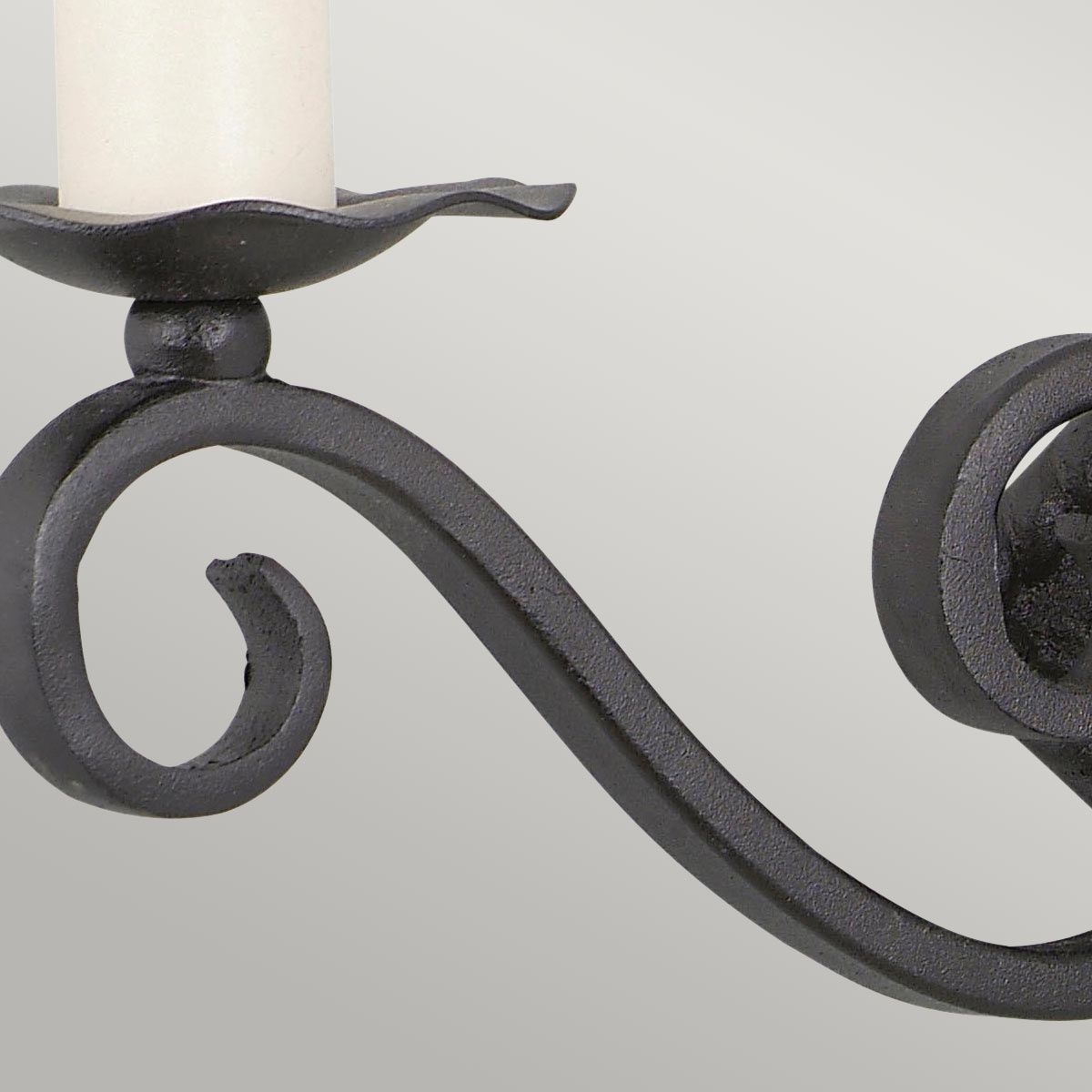 Rectory 2 - flammige Wandleuchte, Schwarz, Gusseisen - Elsteadlighting - RY2A - BLACK