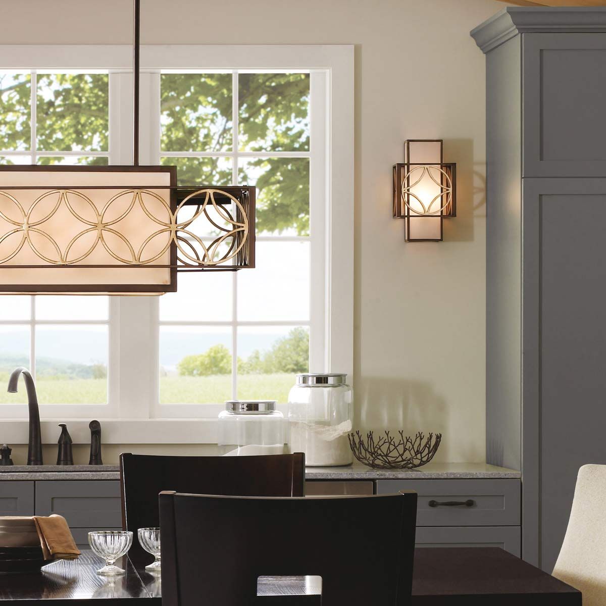 Remy 1 - flammige Wandleuchte - Heritage Bronze/Parissiene Gold - Elsteadlighting - FE - REMY1