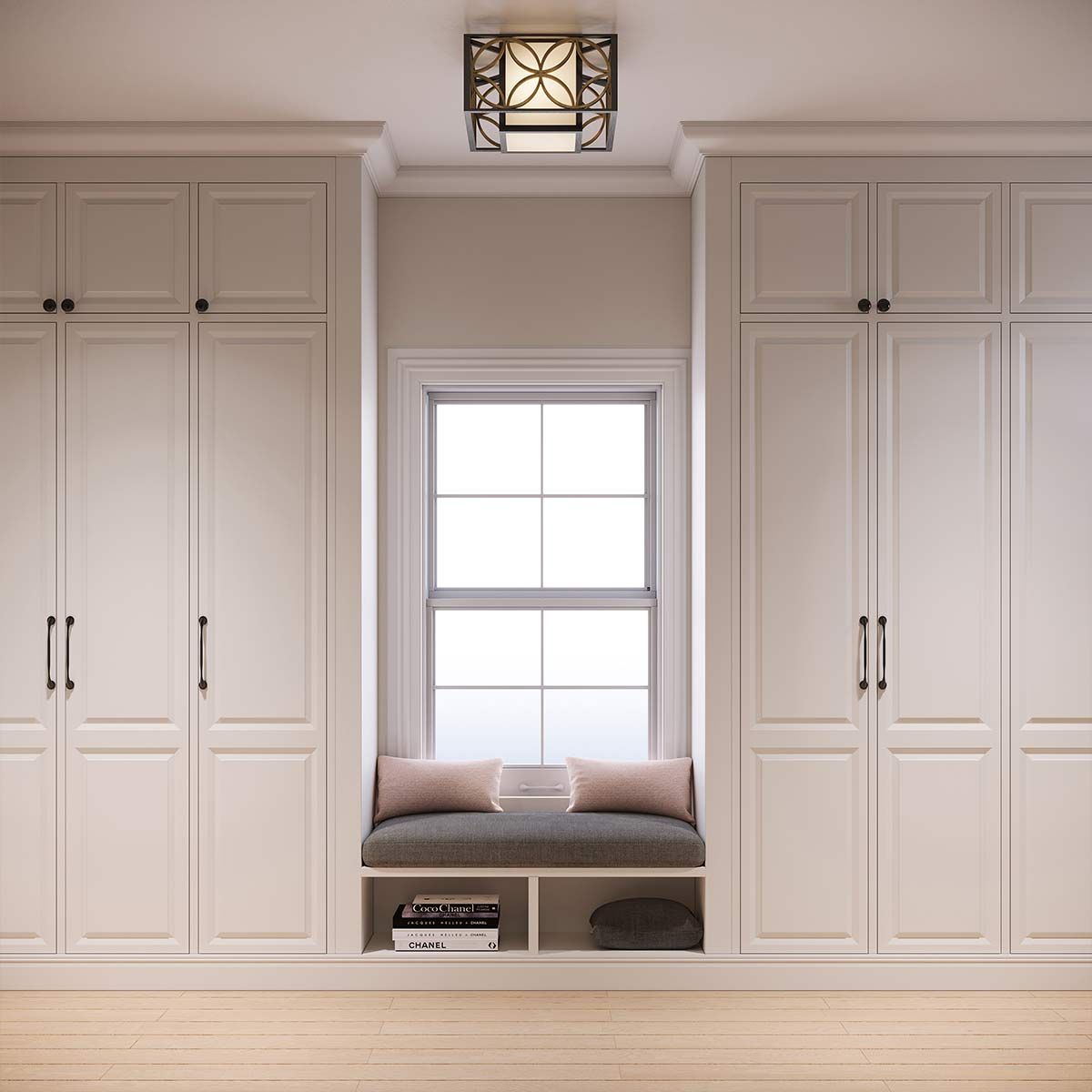 Remy 2 - flammige Deckenleuchte - Heritage Bronze/Parissiene Gold - Elsteadlighting - FE - REMY - F