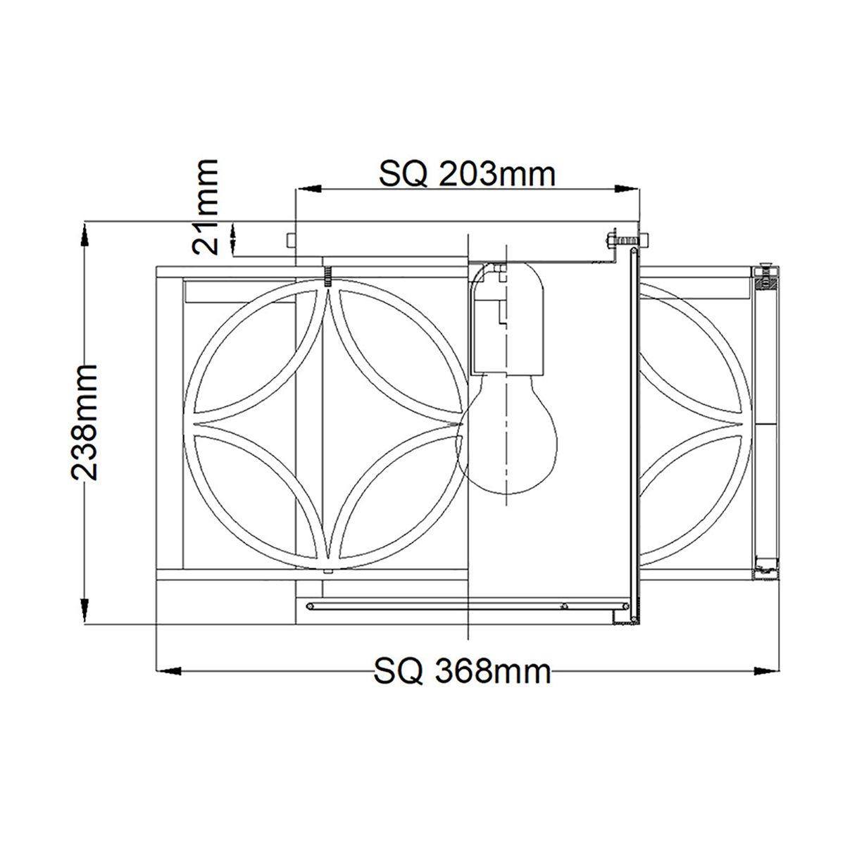 Remy 2 - flammige Deckenleuchte - Heritage Bronze/Parissiene Gold - Elsteadlighting - FE - REMY - F