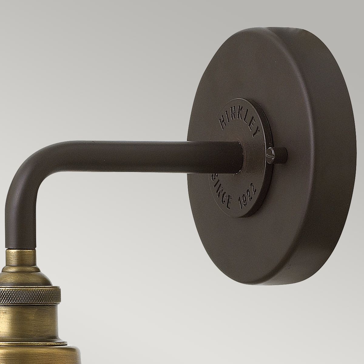 Rigby 1 - flammige Wandleuchte - Buckeye Bronze und Messing - Elsteadlighting - HK - RIGBY1 - KZ