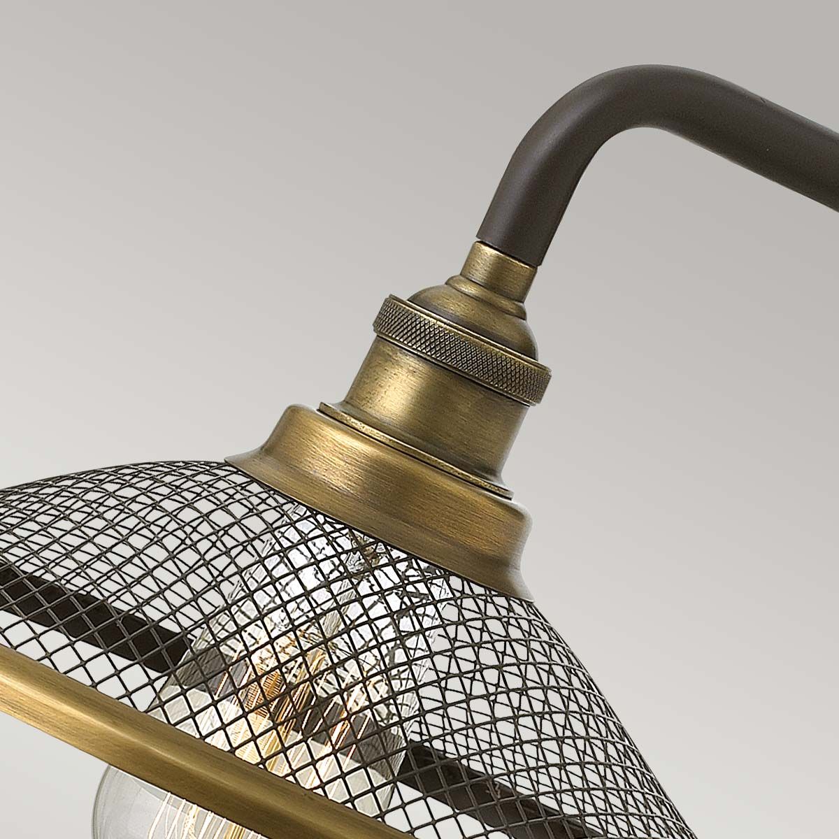 Rigby 1 - flammige Wandleuchte - Buckeye Bronze und Messing - Elsteadlighting - HK - RIGBY1 - KZ