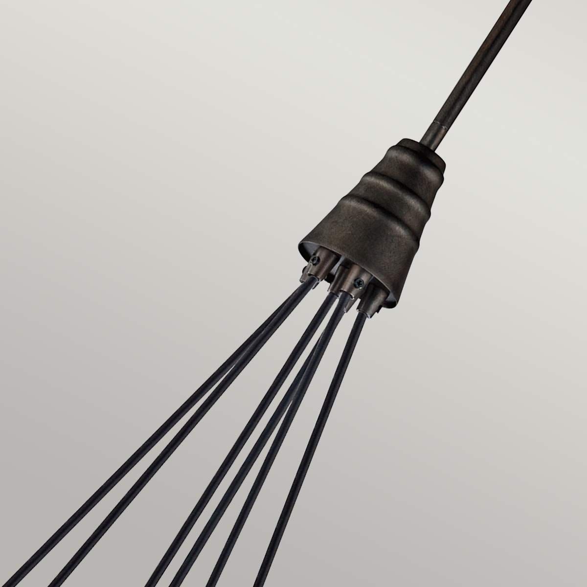 Rocklyn Kronleuchter mit 6 Lichtern, Rohstahl - Elsteadlighting - KL - ROCKLYN6 - RS