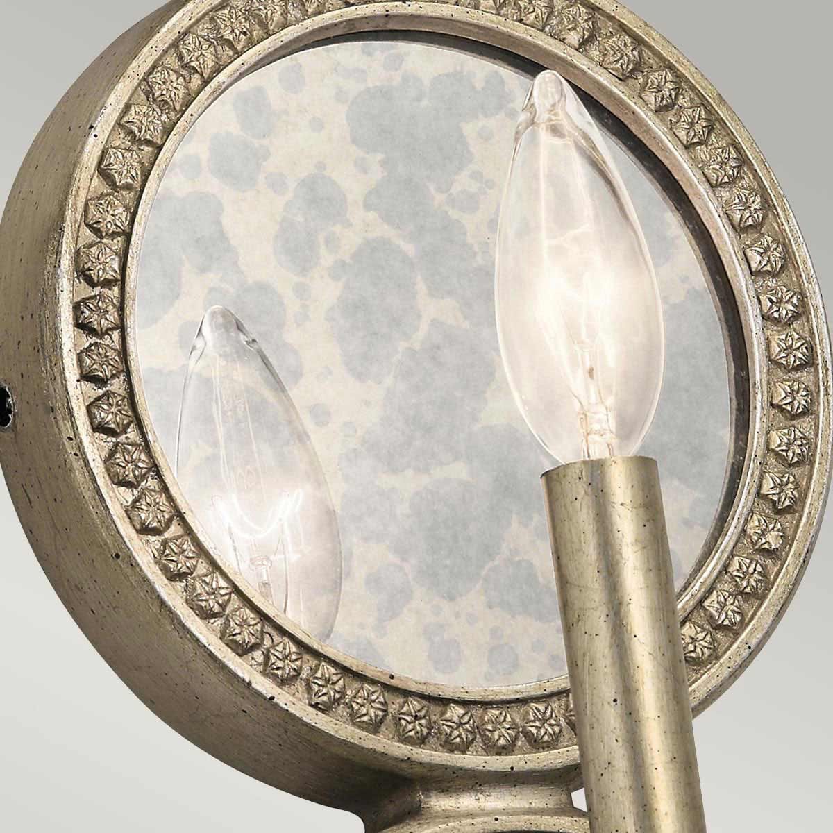 Rosalie 1 - flammige Wandleuchte - Sterling - Gold - Elsteadlighting - KL - ROSALIE1