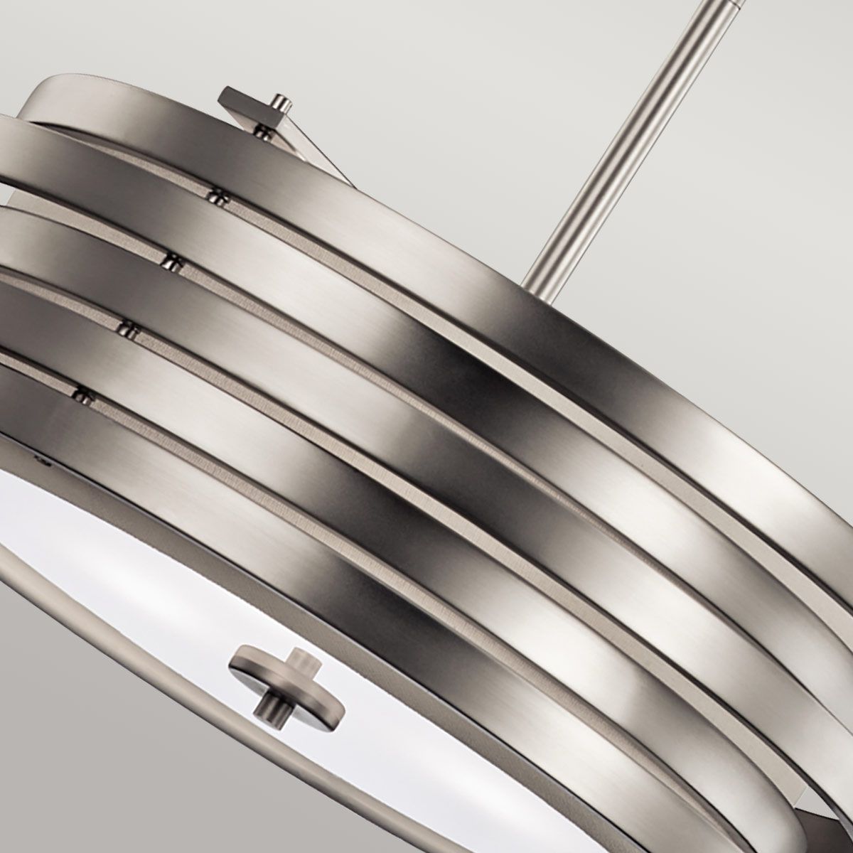 Roswell Pendelleuchte mit 3 Lichtern, gebürstetes Nickel - Elsteadlighting - KL - ROSWELL - P - B