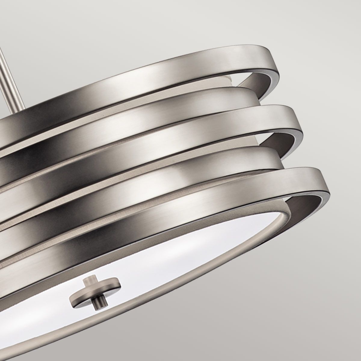 Roswell Pendelleuchte mit 3 Lichtern, gebürstetes Nickel - Elsteadlighting - KL - ROSWELL - P - B