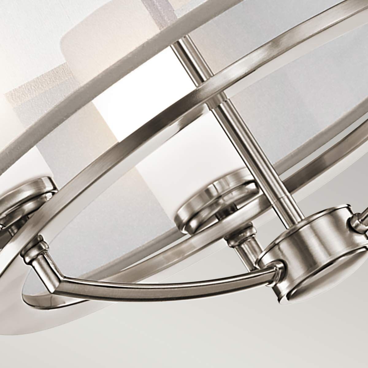 Saldana Kronleuchter mit 3 Lichtern, klassisches Zinn - Elsteadlighting - KL - SALDANA3