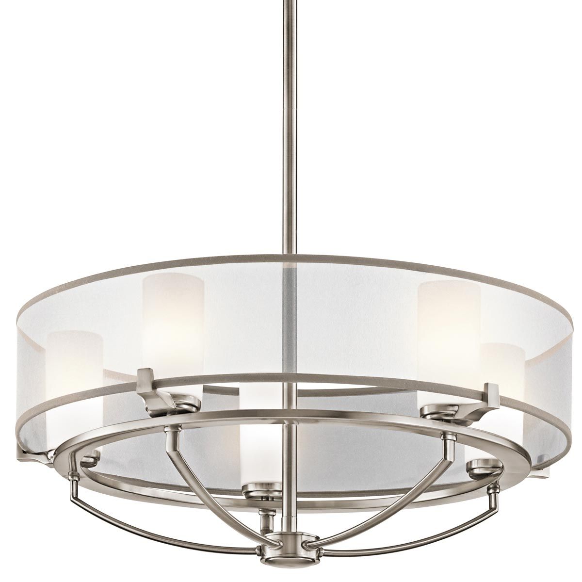 Saldana Kronleuchter mit 5 Lichtern, klassisches Zinn - Elsteadlighting - KL - SALDANA5
