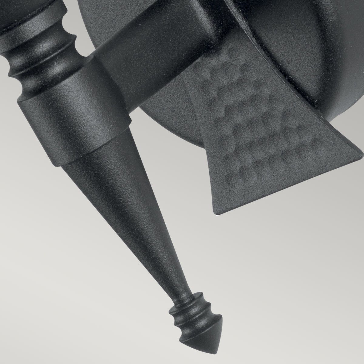 Saxon 1 - flammige Wandleuchte - Schwarz - Elsteadlighting - SAX1 - BLK
