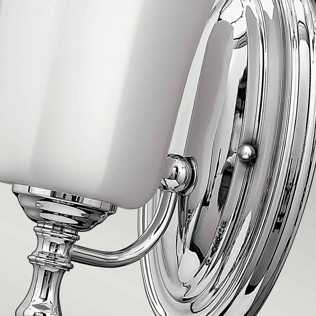 Shelly 1 - flammige Wandleuchte - Poliertes Chrom - Elsteadlighting - HK - SHELLY1 - BATH