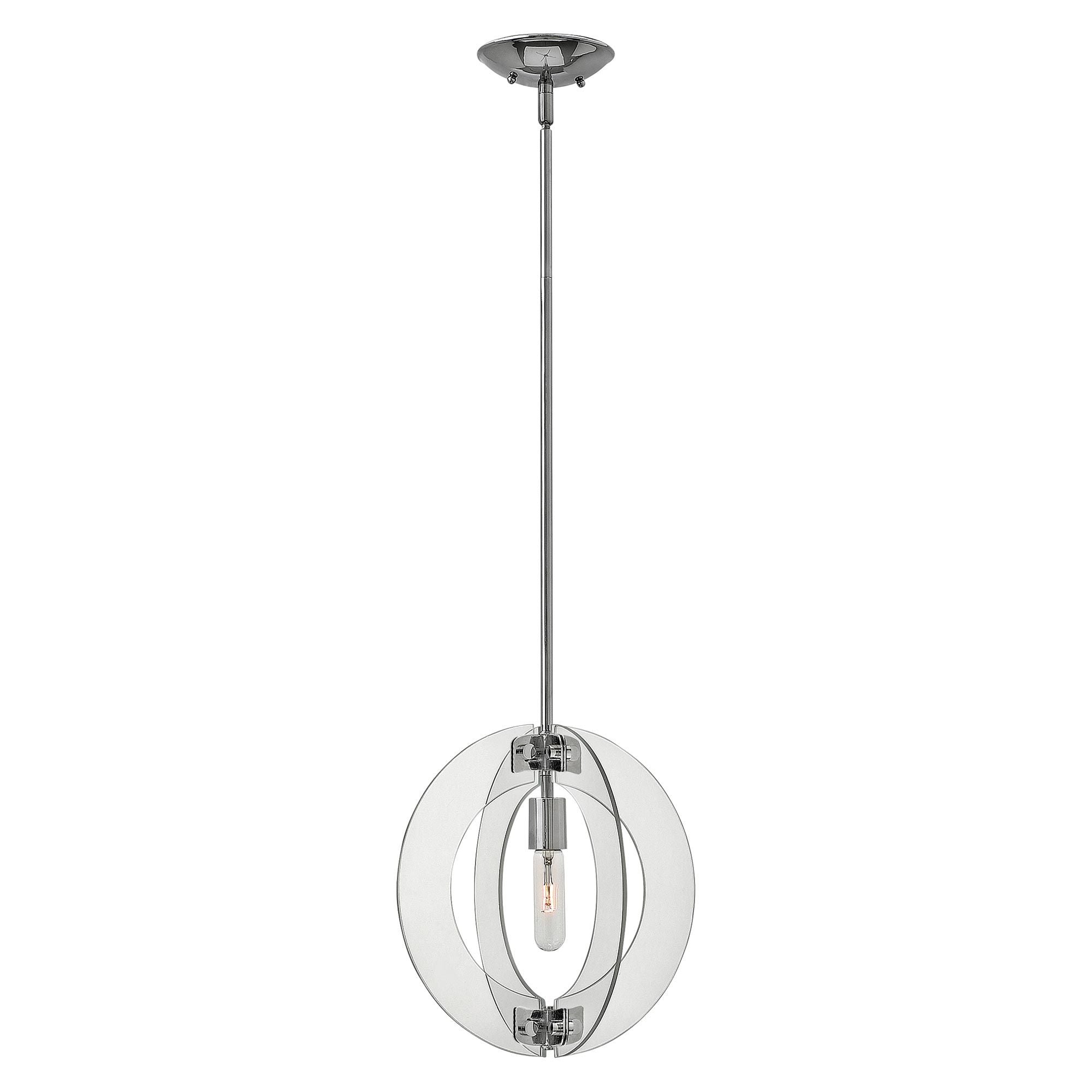 Solstice 1 - flammige Mini - Pendelleuchte - Poliertes Chrom - Elsteadlighting - HK - SOLSTICE - MP