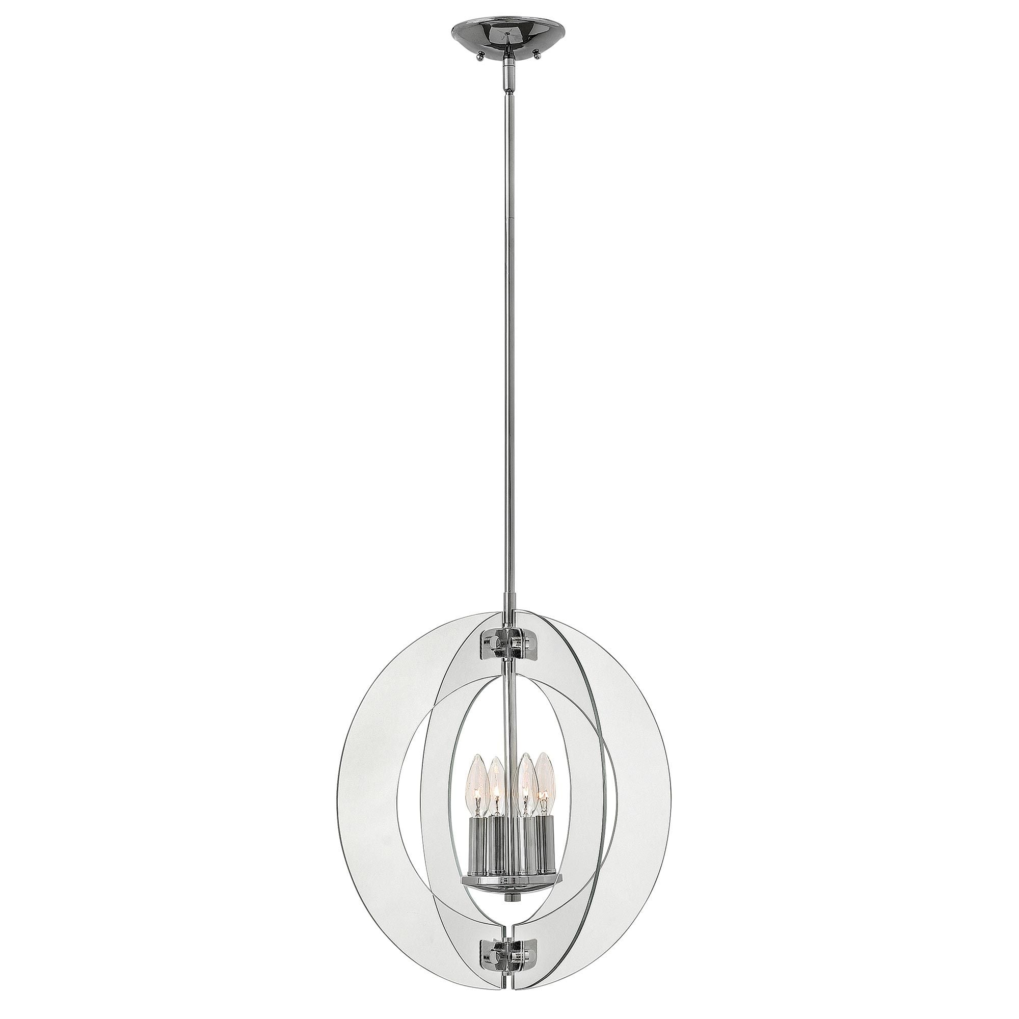 Solstice Pendelleuchter mit 4 Lichtern, poliertes Chrom - Elsteadlighting - HK - SOLSTICE - P