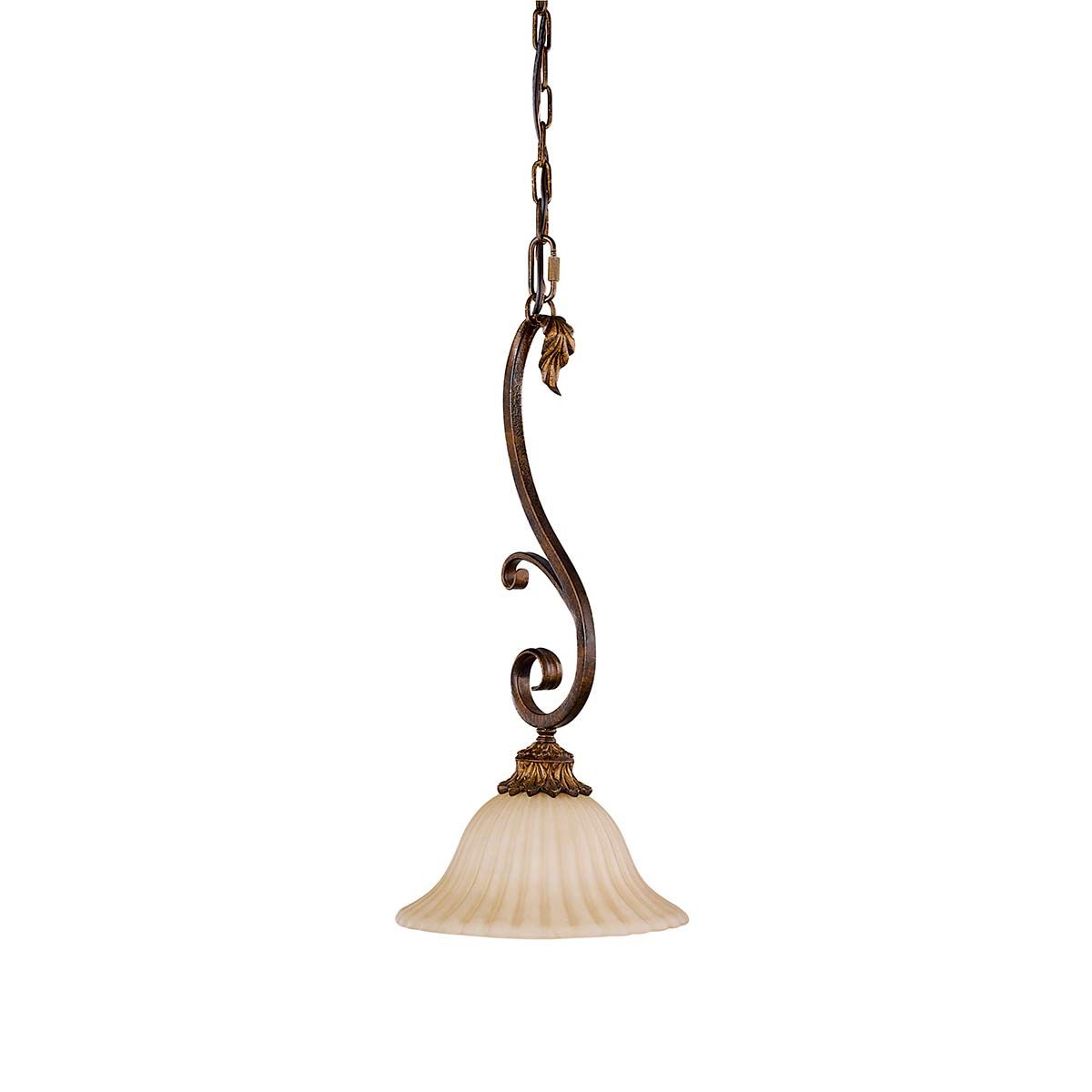 Sonoma Valley 1 - flammige Mini - Pendelleuchte – gealtertes Schildpatt - Elsteadlighting - FE - SONOMAVALLEY - P