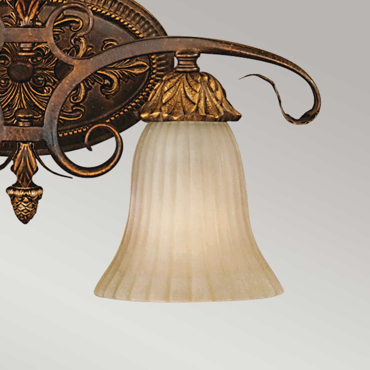 Sonoma Valley 2 - flammige Wandleuchte, Schildpatt im Antik - Look - Elsteadlighting - FE - SONOMAVALLEY - VS