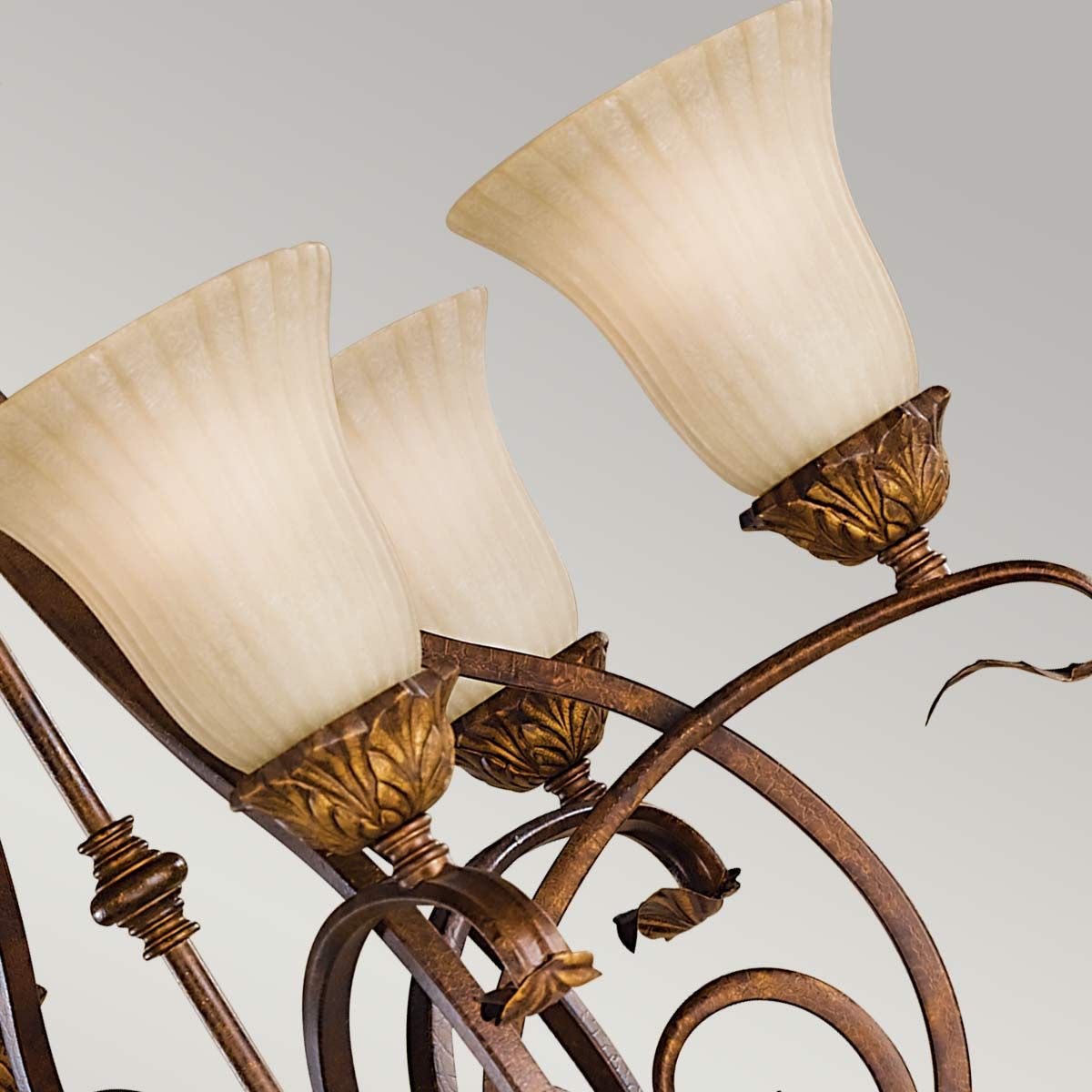 Sonoma Valley Kronleuchter mit 6 Lichtern, gealtertes Schildpatt - Elsteadlighting - FE - SONOMAVALLEY6