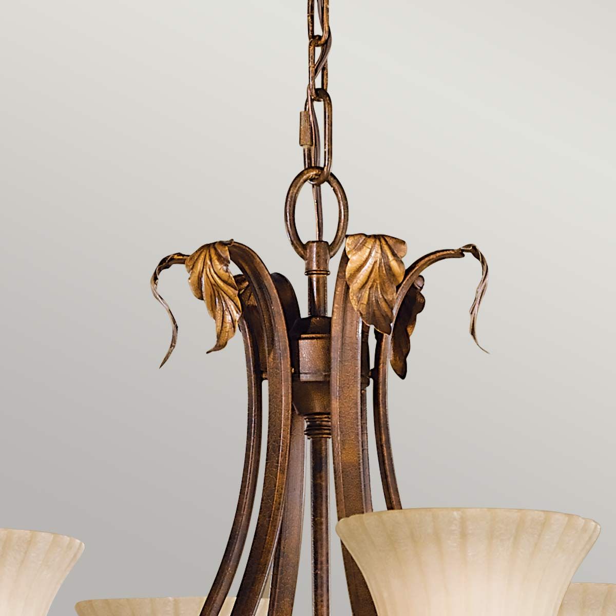 Sonoma Valley Kronleuchter mit 6 Lichtern, gealtertes Schildpatt - Elsteadlighting - FE - SONOMAVALLEY6