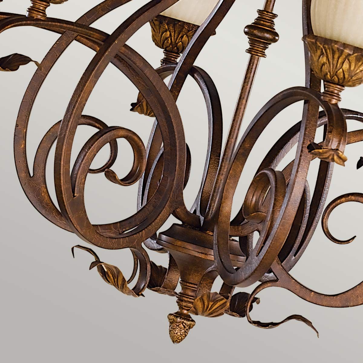 Sonoma Valley Kronleuchter mit 6 Lichtern, gealtertes Schildpatt - Elsteadlighting - FE - SONOMAVALLEY6