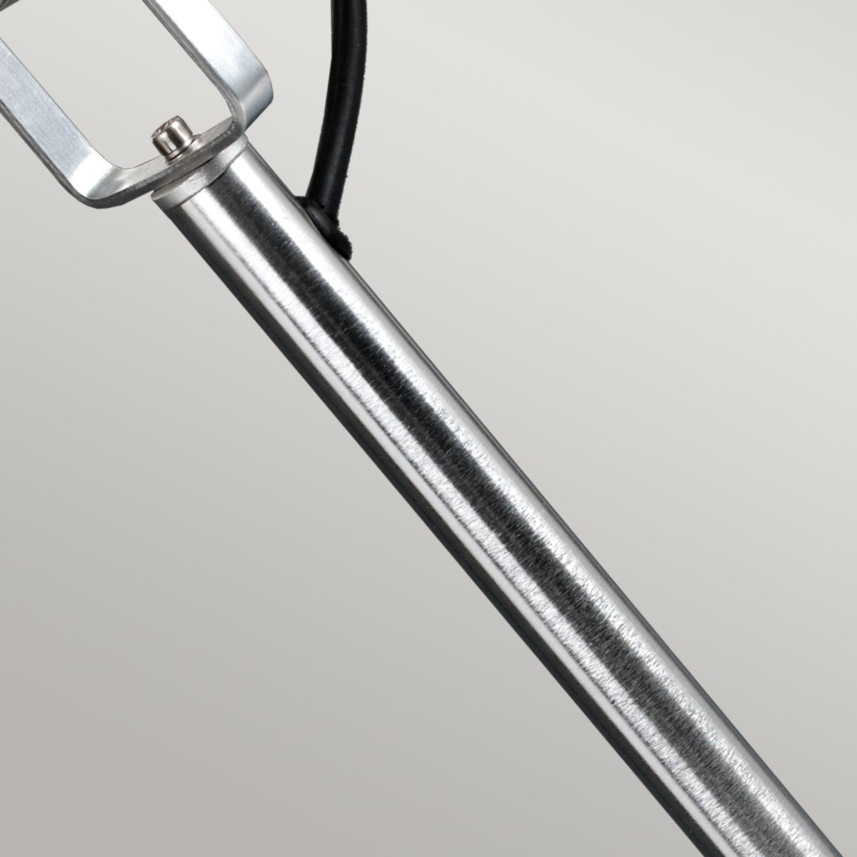 Spennymoor 1 x 12 - V - Scheinwerfer und Mast mit 1 m Kabel – eloxiertes Aluminium - Elsteadlighting - GZCC - SPENNYMOOR - 1P
